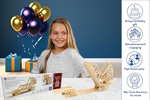 Pathfinders Strauss Trunnion Moving Bascule Bridge Wood Kit