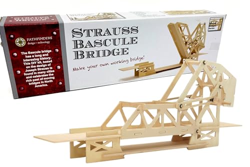 Pathfinders Strauss Trunnion Moving Bascule Bridge Wood Kit