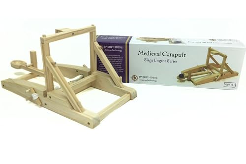 PATHFINDERS STEM Kit – Medieval Catapult kit| Trebuchet Science Kits for Kids Age 8-10 10-14 | stem Kits for Kids Age 12-14 Physics Toys | Kids Engineering kit | Learning Resource