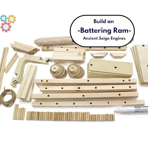 Pathfinders STEM kit | Roman Empire Battering Ram | Medieval Weapons |  Engineering kit | Learning Resource