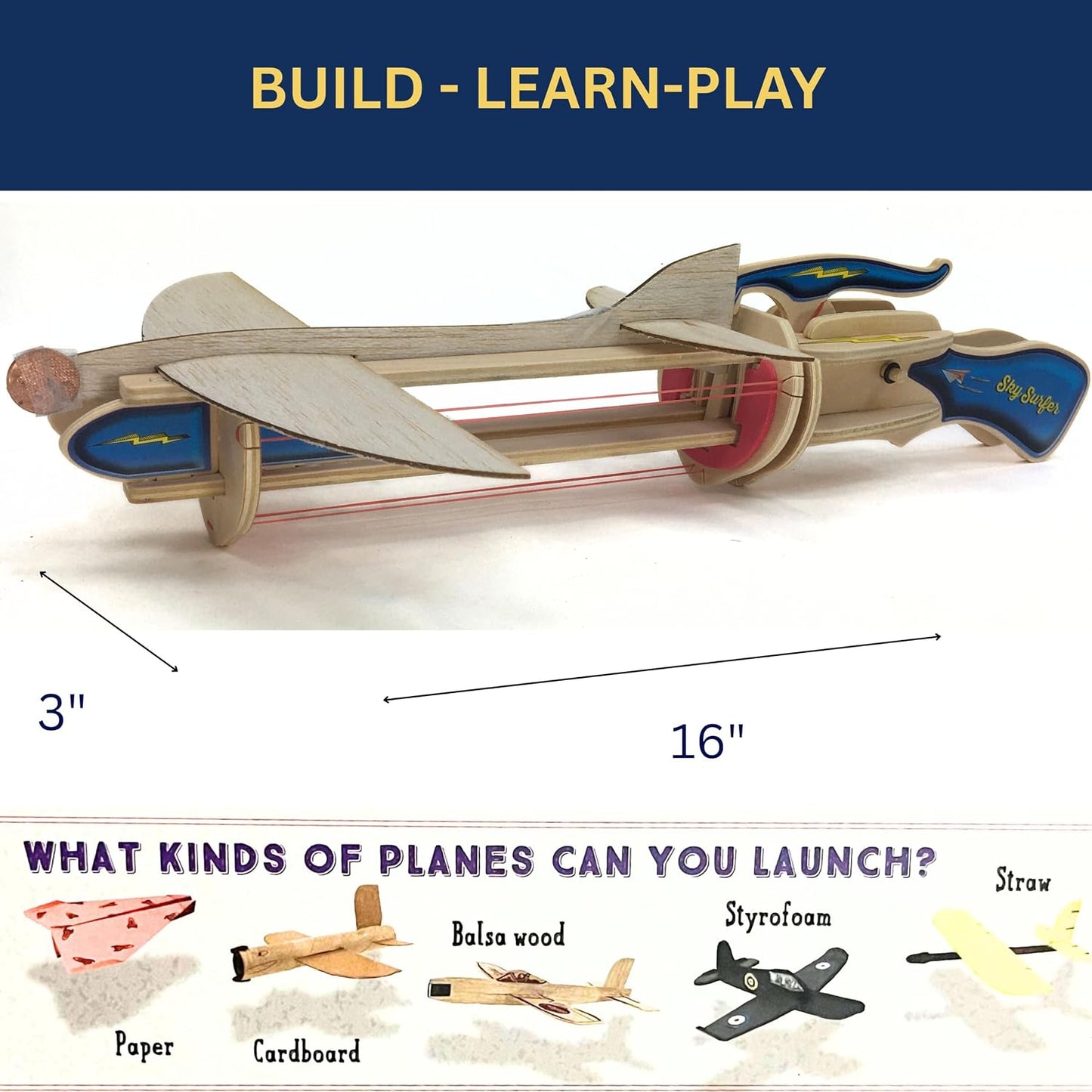 Pathfinders Paper Airplane Launcher STEM Kit