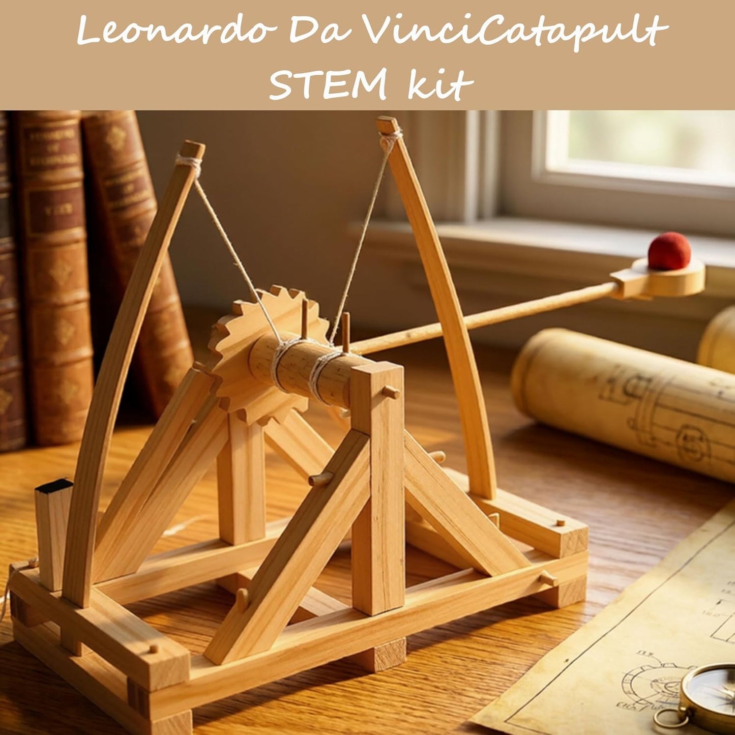 Leonardo da Vinci Catapult STEM Kit