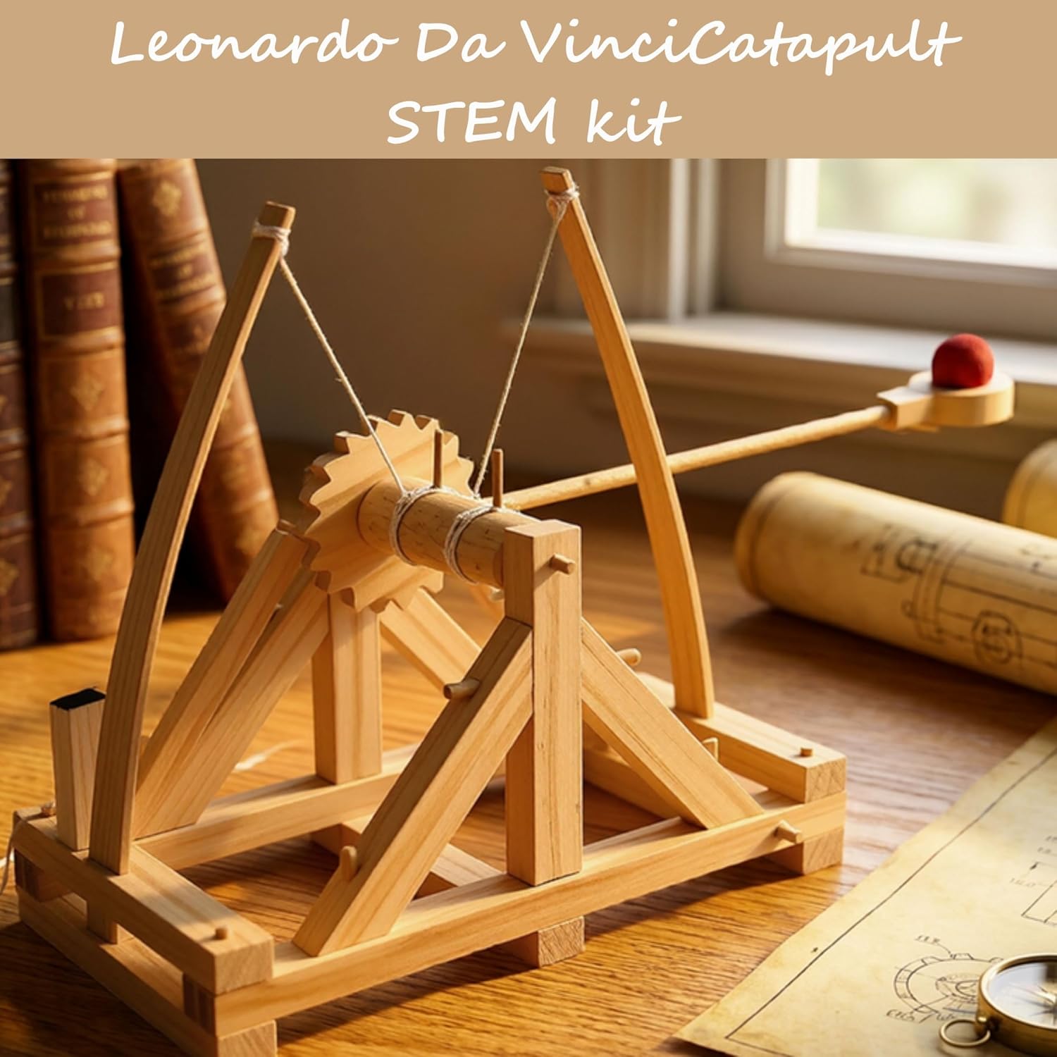Leonardo da Vinci Catapult STEM Kit