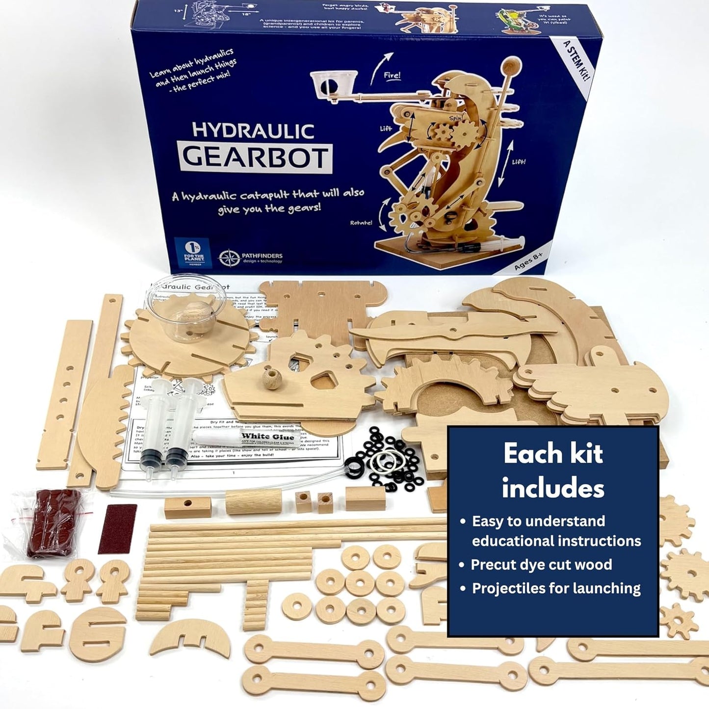 Pathfinders Hydraulic Gearbot STEM Kit