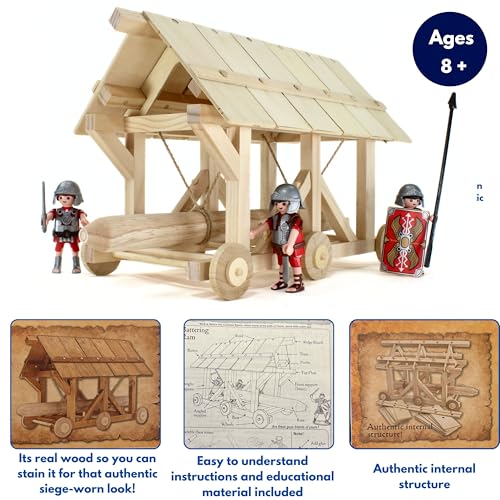 Pathfinders STEM kit | Roman Empire Battering Ram | Medieval Weapons |  Engineering kit | Learning Resource
