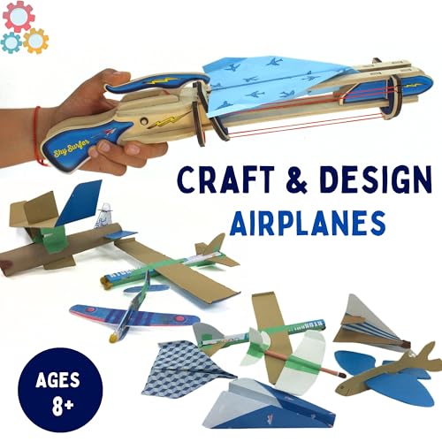 PATHFINDERS STEM Kit – Paper Airplane Launcher | Science Kits for Kids Age 12-14 | stem Toys Age 12-14 Physics Toys | Kids Engineering kit | Learning Resource